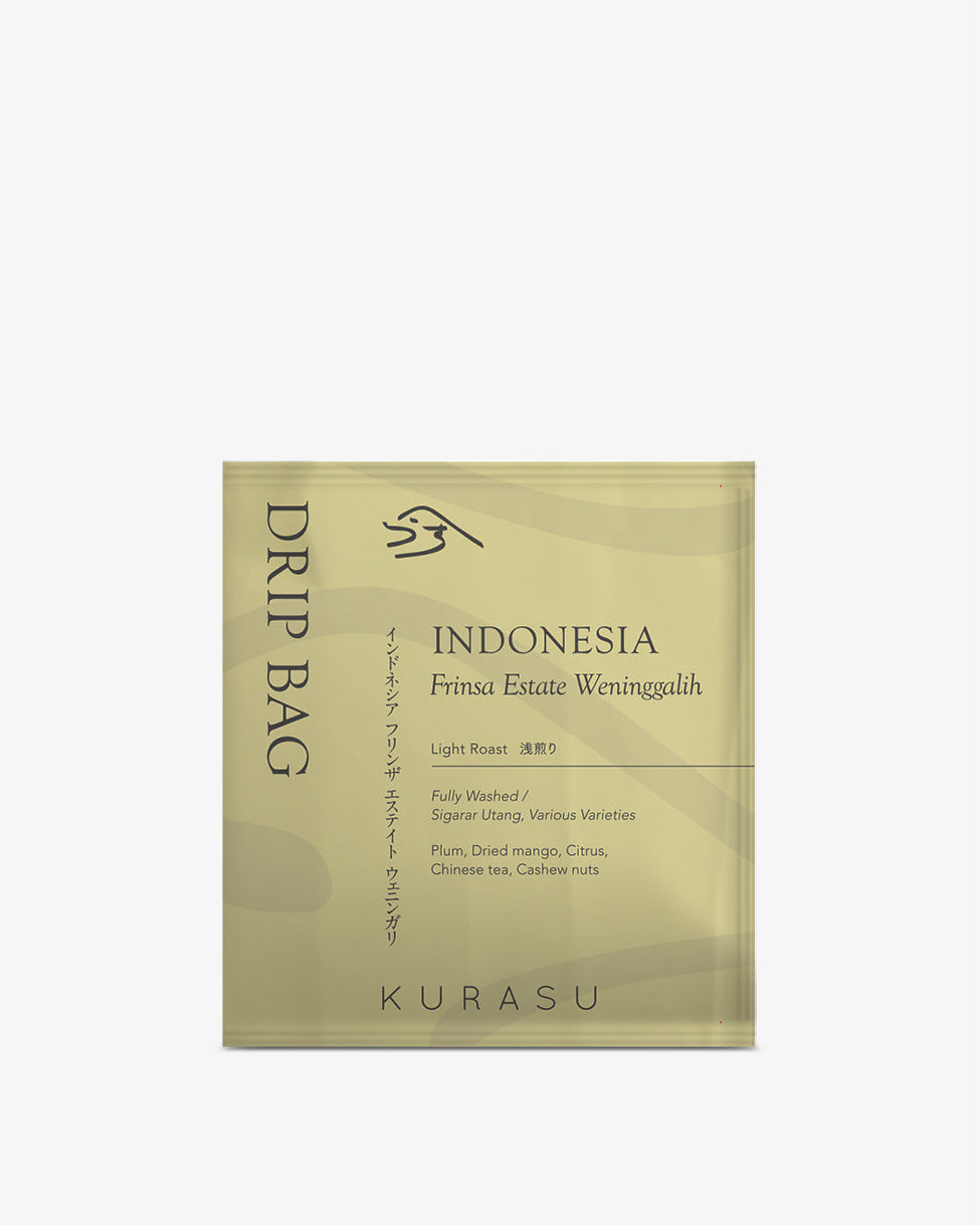 Kurasu Drip Coffee Bag - Indonesia Frinsa Estate Weninggalih [Light roast]