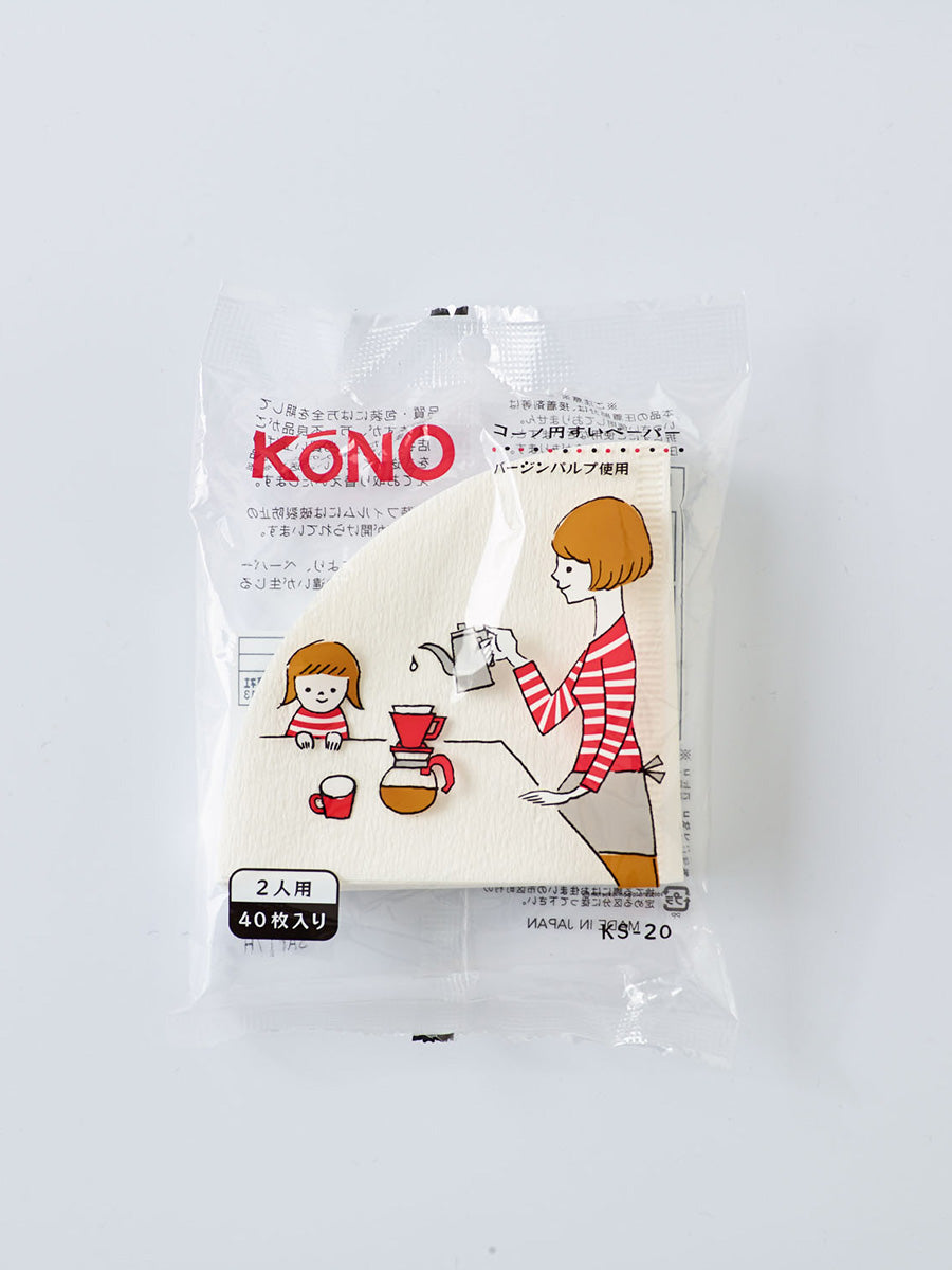 KONO Paper Filter 40 sheets White